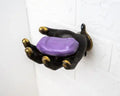 Solid Brass Hand Sculpture Storage Key Wall Holder - 2 pcs