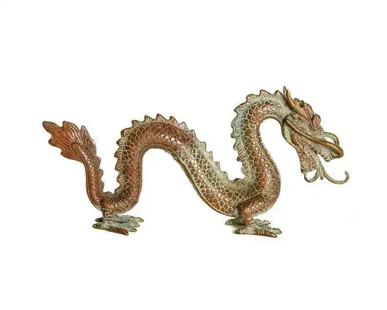Solid Brass Majestic Dragon Sculpture