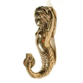 Solid Brass Mermaid Wall Hook