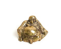 Solid Brass Mini Laughing Buddha Statue