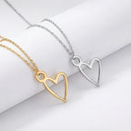 Kids Heart Necklace - Vermeil