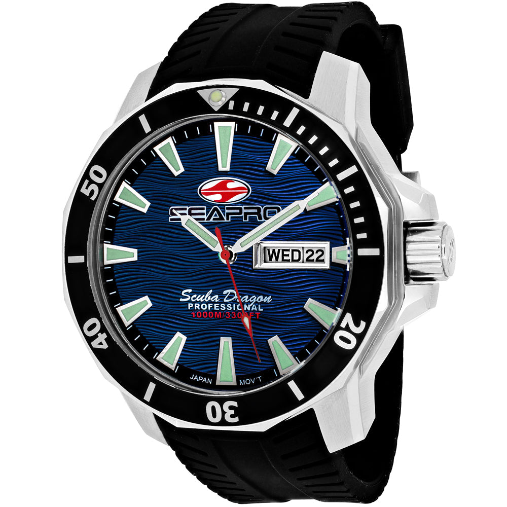 Seapro Dive Professional 1000M Watch — Blue