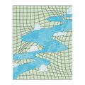 Space Time River Flow Hand Tufted Wool Rug