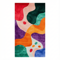 Spectrum Shapes Hand Tufted Rug Runner 3 x 8'