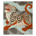 Spiral Tiger Roar Hand Tufted Rug