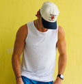 Sprints Mens Core Zero Running Tank - Stealth White