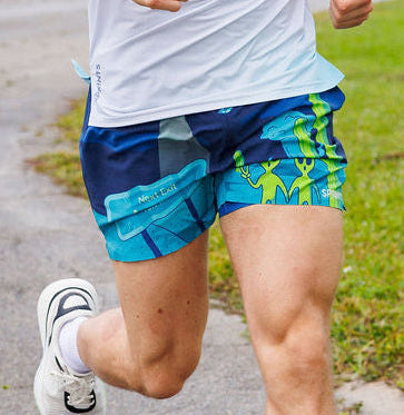Sprints Mens Avigate 5" Fusion Short - Uninvited Alien Antics