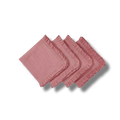 Square Linen Ruffle Napkins