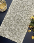 Stardom Rectangular Beaded Table Runner - Silver