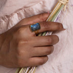 Anillo Stardust Gris