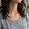 Custom Initial Name Necklace - Sterling Silver