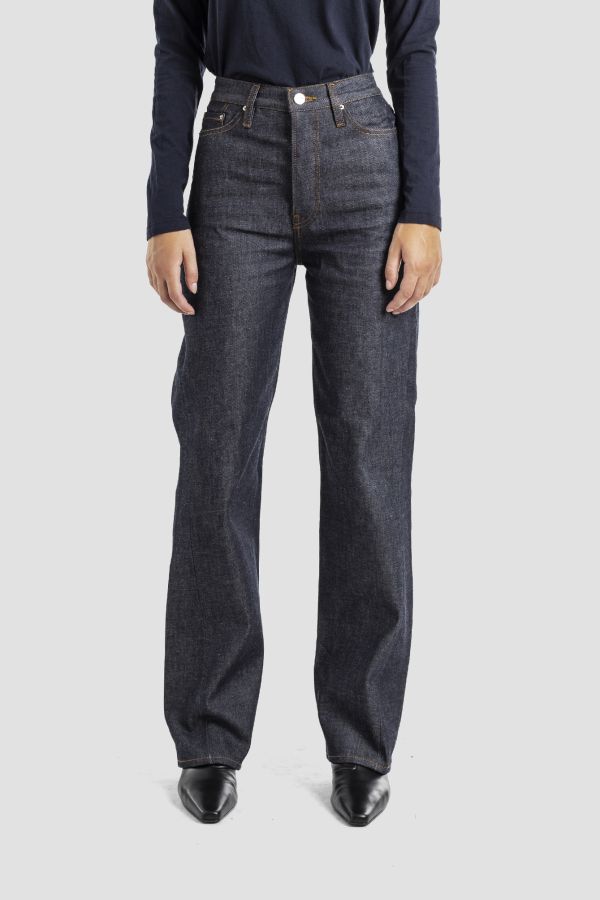 Toteme Twisted Seam Jeans — Blue