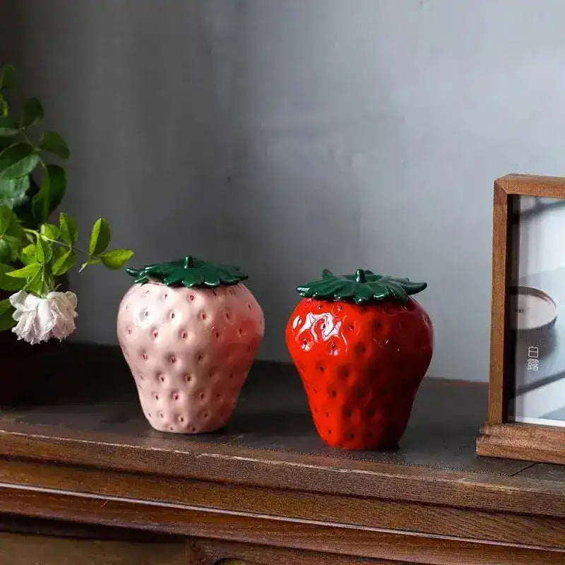 Strawberry Storage Jar