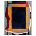 Structured Warm Frame Hand Tufted Rug