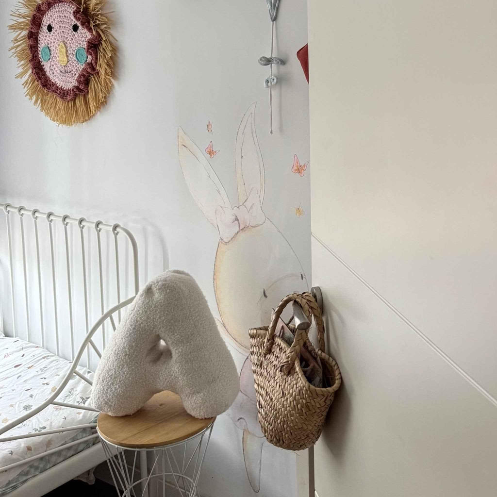 Cojín Letra Inicial Bouclé: Personaliza tu Espacio con Estilo