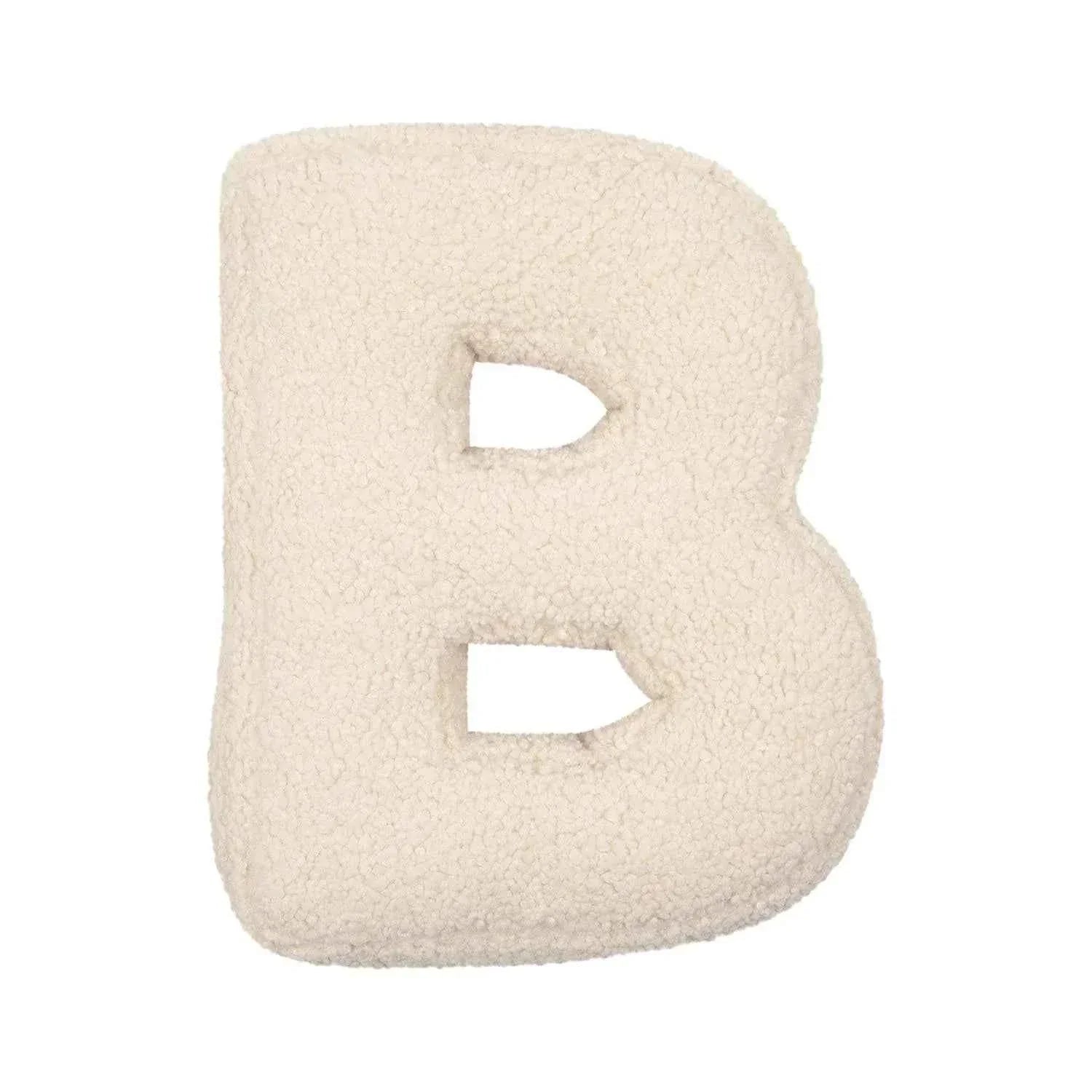 Cojín Letra Inicial Bouclé: Personaliza tu Espacio con Estilo