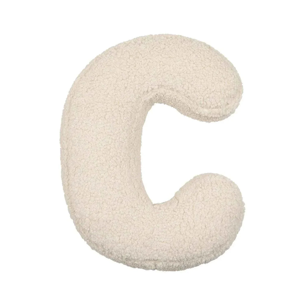 Cojín Letra Inicial Bouclé: Personaliza tu Espacio con Estilo