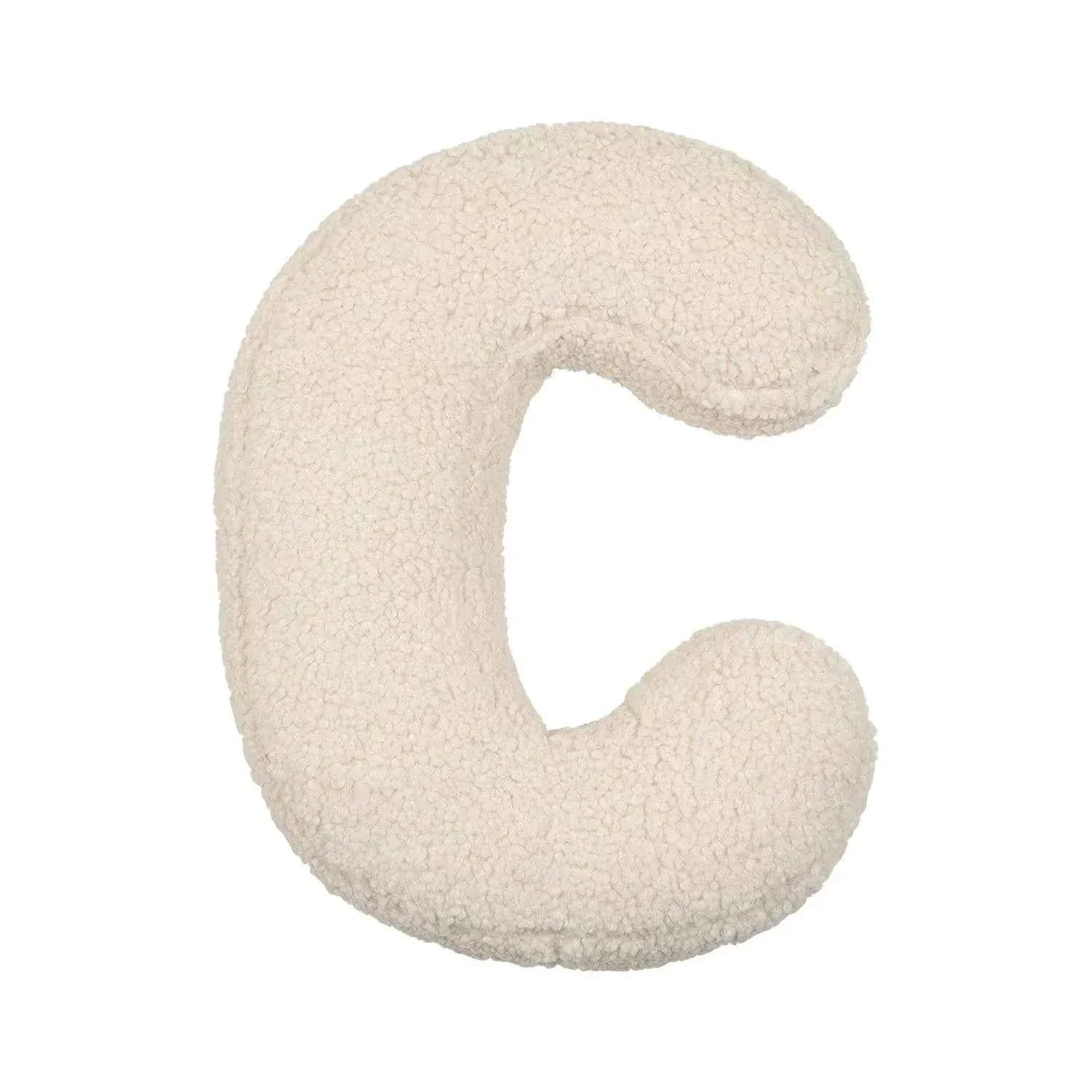 Cojín Letra Inicial Bouclé: Personaliza tu Espacio con Estilo