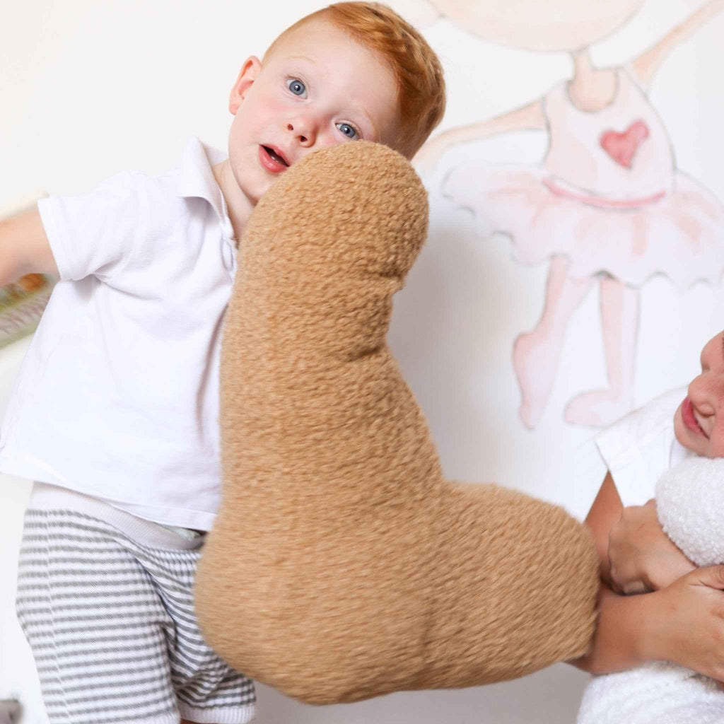 Cojín Letra Inicial Bouclé: Personaliza tu Espacio con Estilo
