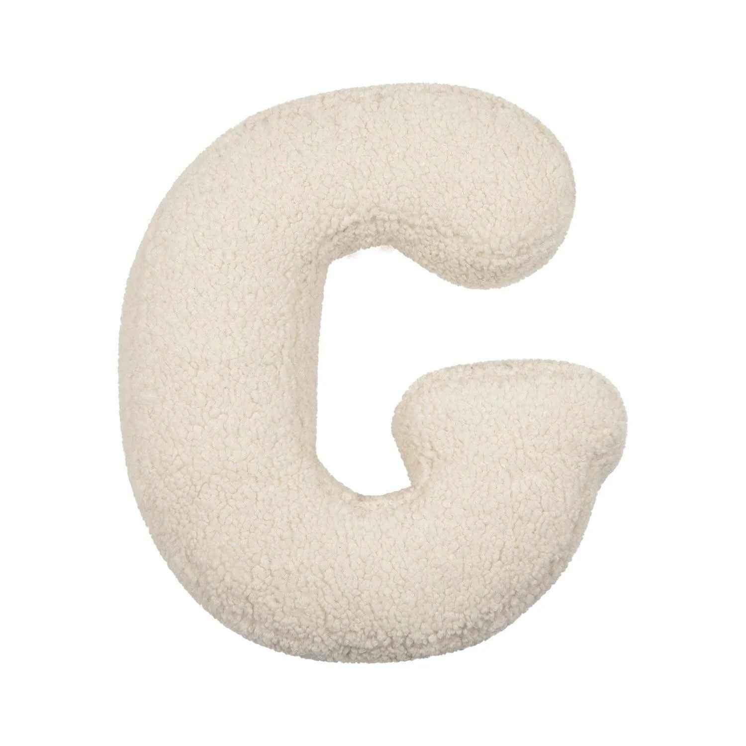Cojín Letra Inicial Bouclé: Personaliza tu Espacio con Estilo