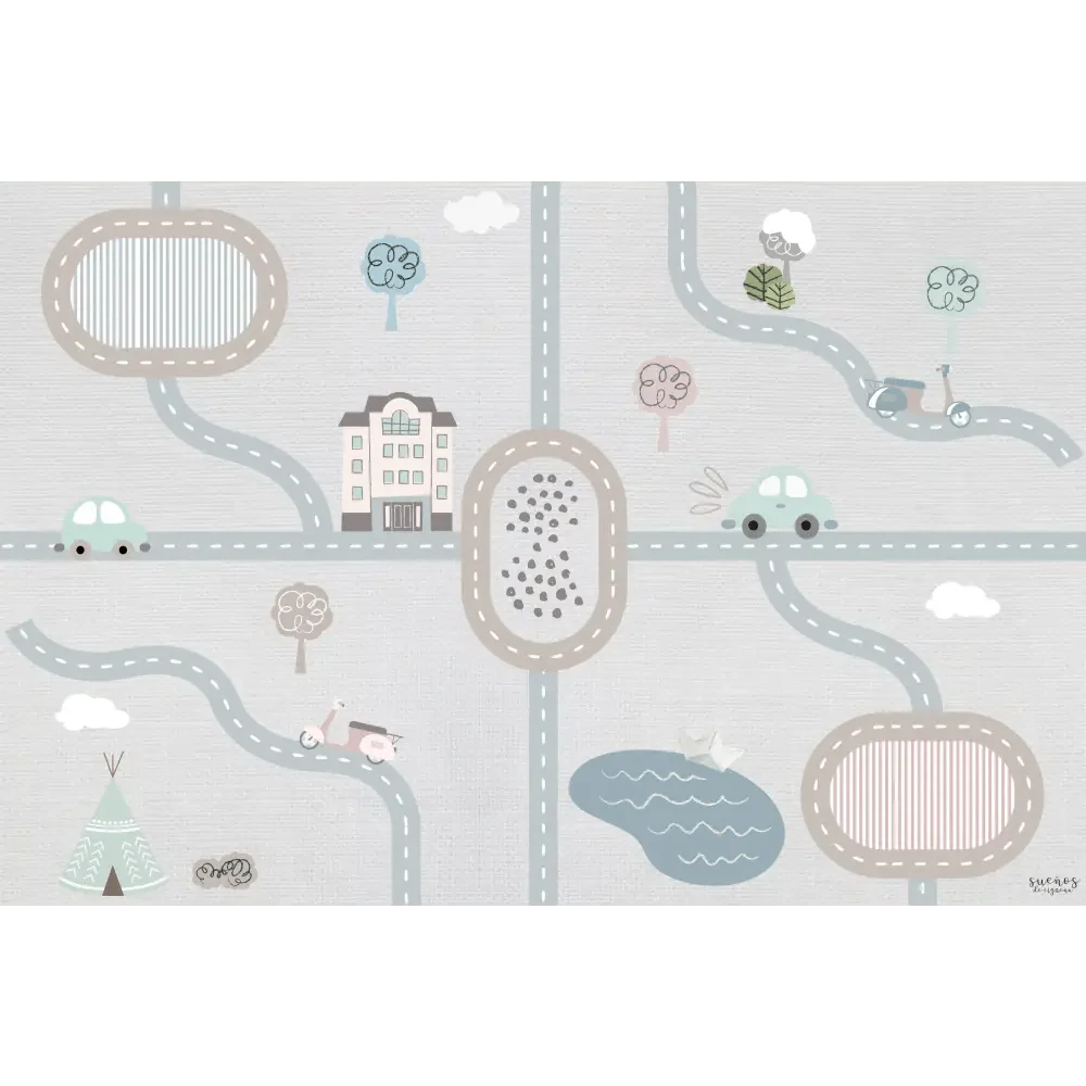 Alfombra Vinilica 120x160 Mod. CITY