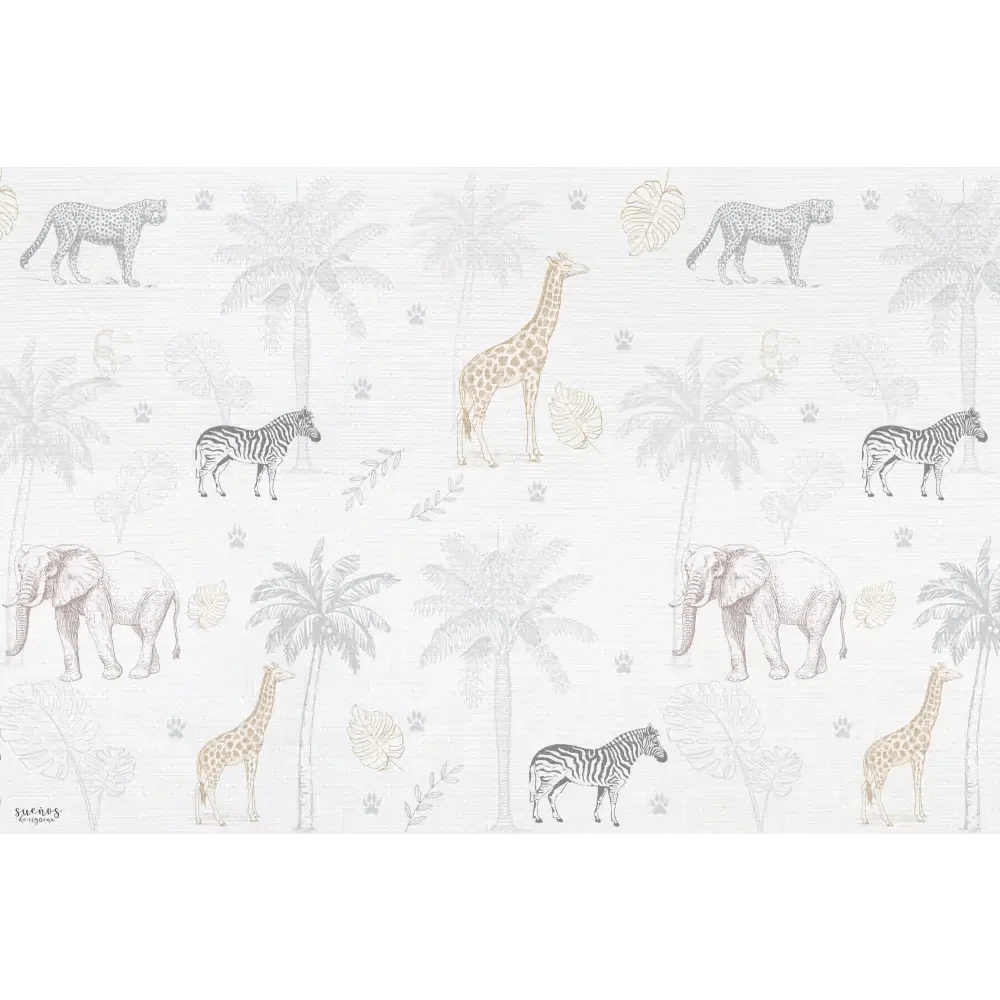 Alfombra Vinilica 120x160 Mod. JUNGLE