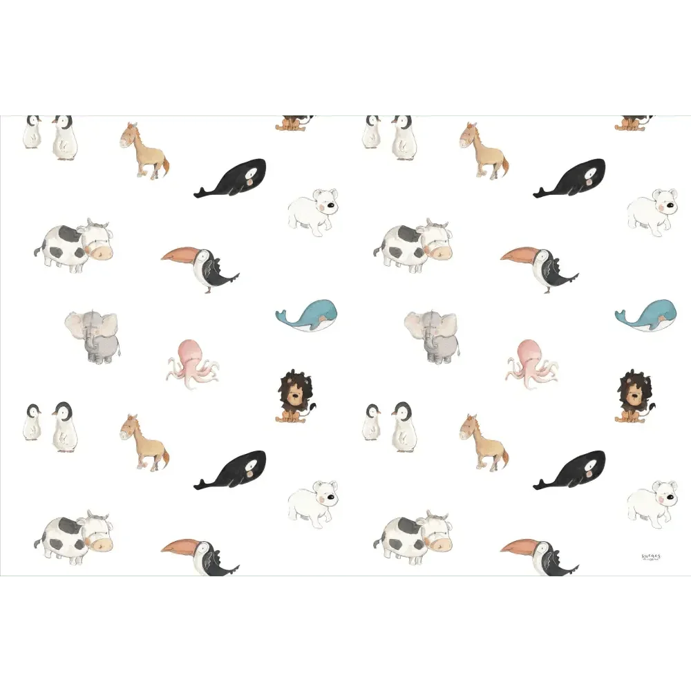 Alfombra Vinílica 120x160 SDC ANIMALES