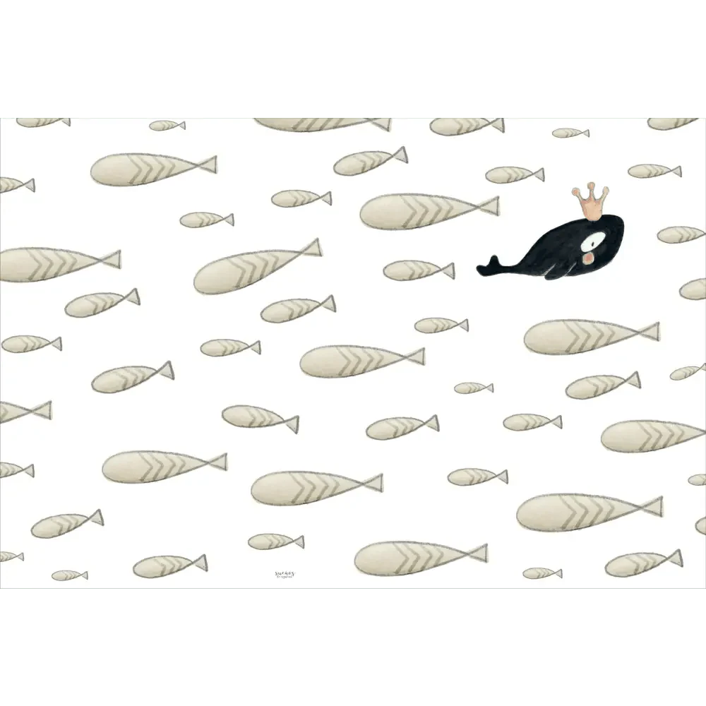 Alfombra Vinilica 120x160 SDC BALLENA