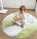 Alfombra Vinilica Planeta 95cm diametro