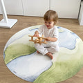 Alfombra de vinilo Planeta de 95 cm de diámetro