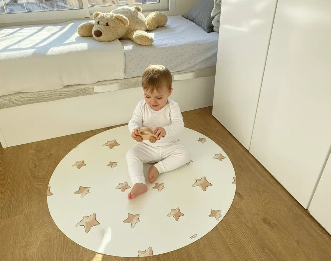 Alfombra Vinilica STARS 95cm diametro