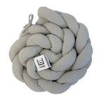 Trenza Protectora Cuna Gris 180cm - Seguridad y Estilo para tu Bebé