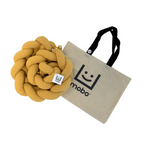 Trenza Cuna Algodón Mostaza 180cm - Suavidad y Seguridad para Bebés