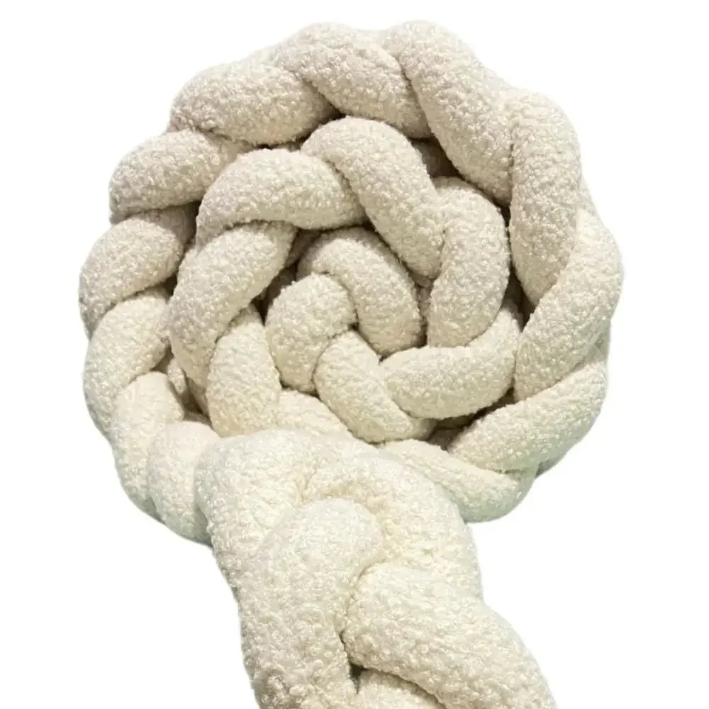 Trenza Protectora BOUCLE BLANCO para Cuna y Cama 200cm
