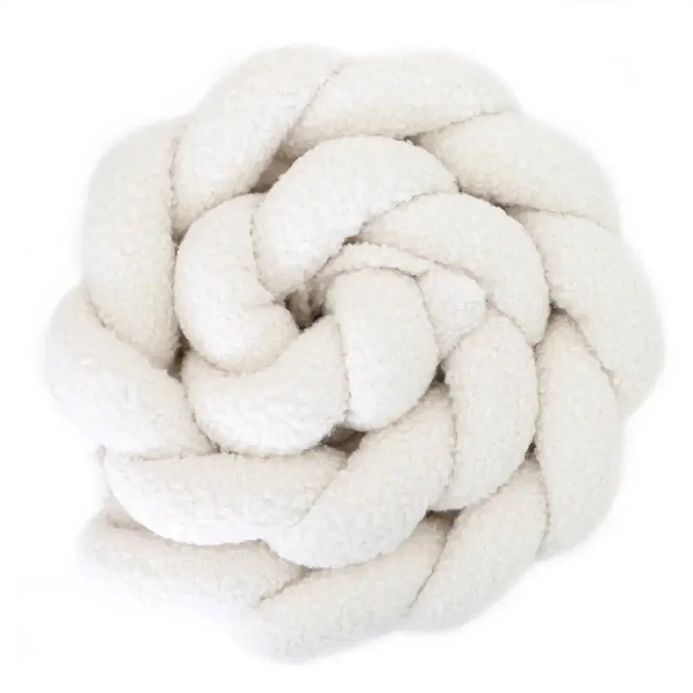 TRENZA PROTECTORA CAPAZO de COCHECITO | Bouclé Blanco