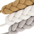 Trenza Protector de Cuna 200cm BOUCLE STONE