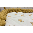 Trenza Protector de Cuna 200cm BOUCLE TOFFEE