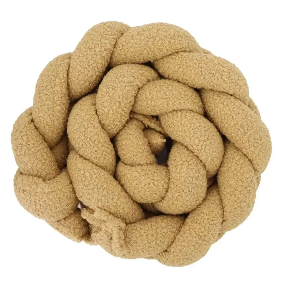 Trenza Protector de Cuna 200cm BOUCLE TOFFEE