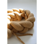 Trenza Protector de Cuna 200cm BOUCLE TOFFEE