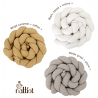 Trenza Protector de Cuna 200cm BOUCLE TOFFEE