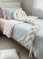 Trenza Protectora BOUCLE BLANCO para Cuna y Cama 200cm