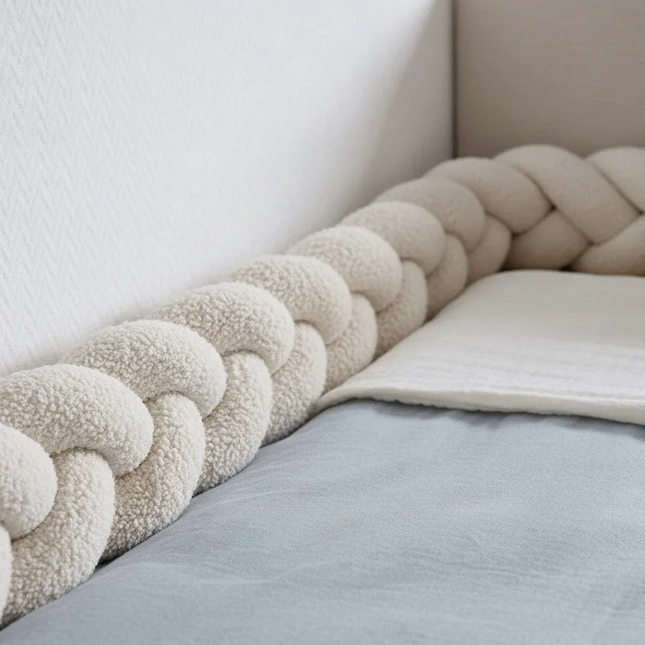 Trenza Protectora BLANCA para Cuna y Cama 200cm