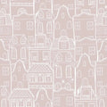 Papel Pintado CASAS SDC-LH-004 ROSA EMPOLVADO