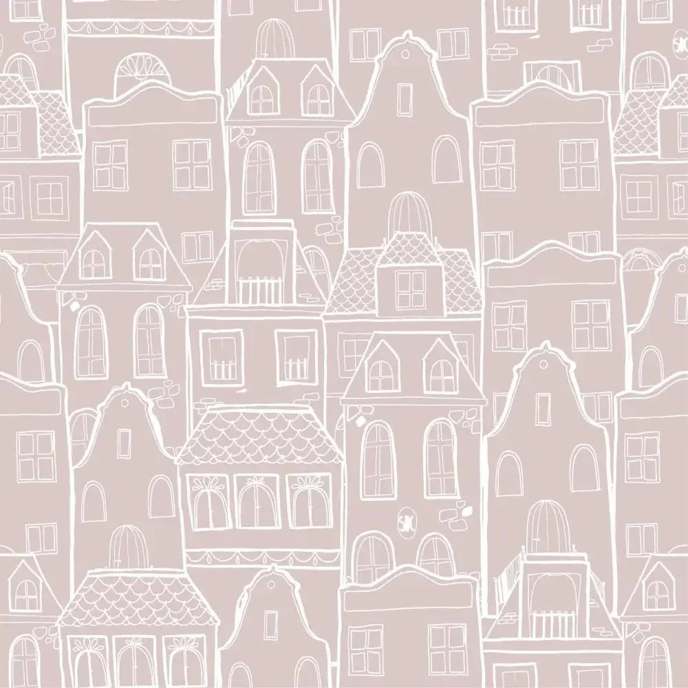 Papel Pintado CASAS SDC-LH-004 ROSA EMPOLVADO