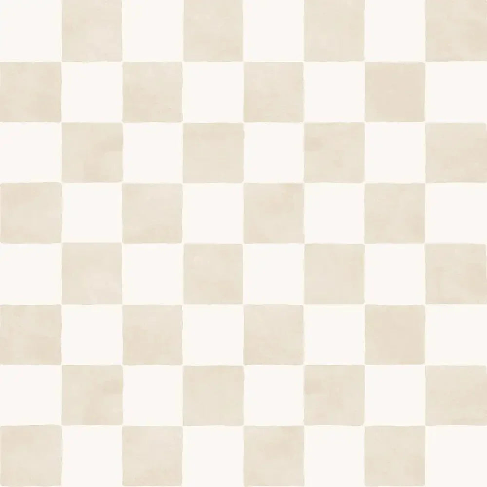 Papel Pintado Infantil "Damas" Acuarela Beige