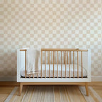 Papel Pintado Infantil "Damas" Acuarela Beige