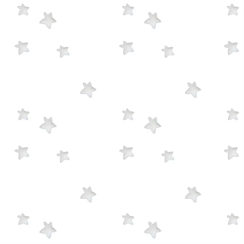 Papel pintado infantil estrellas de acuarela GRIS