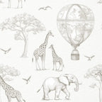 Papel Pintado Infantil Jirafas & Globos