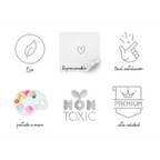 Vinilo Reposicionable Infantil RAINBOW MOSS - SUEÑOS DE CIGUEÑA