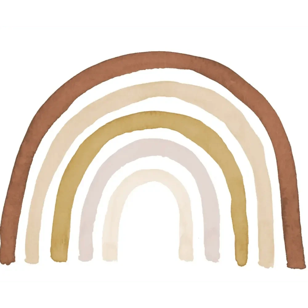 Vinilo infantil reposicionable Infantil RAINBOW TOFFEE